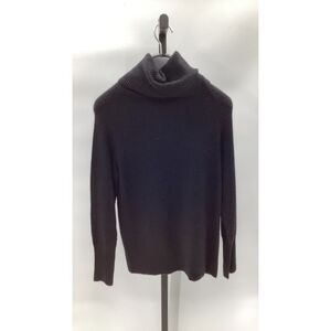Quince Black Turtleneck Sweater